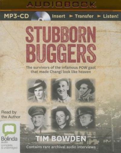 Cover for Tim Bowden · Stubborn Buggers (CD) (2015)