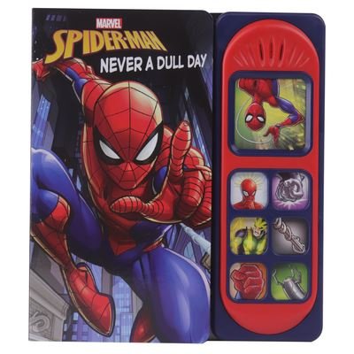 Cover for PI Kids · Marvel Spider-Man: Never a Dull Day Sound Book (Board book) (2021)