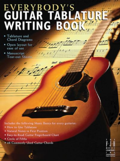 Everybody's Guitar Tablature Writing Book - Philip Groeber - Książki - The FJH Music Company Inc - 9781569393079 - 2023