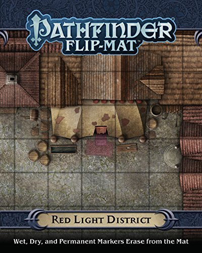 Pathfinder Flip-Mat: Red Light District - Jason A. Engle - Jogo de tabuleiro - Paizo Publishing, LLC - 9781601257079 - 23 de dezembro de 2014