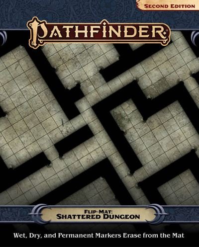Cover for Jason Engle · Pathfinder Flip-Mat: Shattered Dungeon (GAME) (2022)
