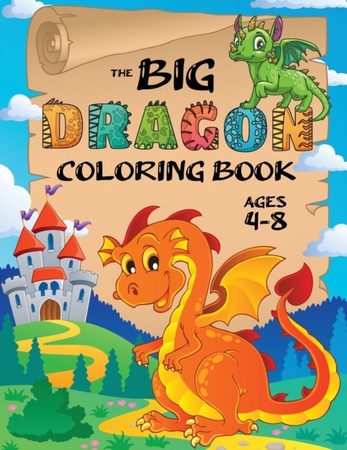 Cover for Engage Books · The Big Dragon Coloring Book (Pocketbok) (2020)