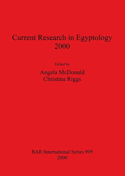 Cover for Angela McDonald · Current Research in Egyptology (British Archaeological Reports (BAR) International S.) (Paperback Book) (2000)