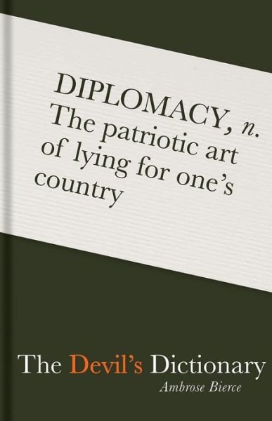 Cover for Ambrose Bierce · The Devil's Dictionary (Hardcover bog) (2018)