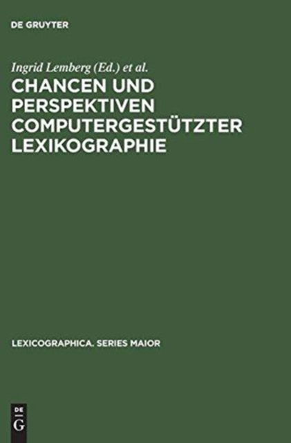 Cover for Chancen und Perspektiven computergestu?tzter Lexikographie (Book) (2001)