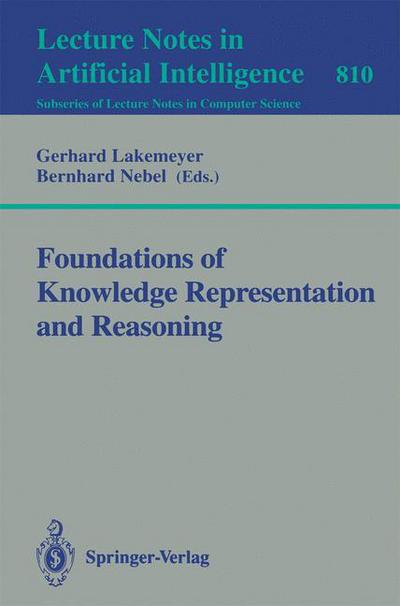 Cover for Gerhard Lakemeyer · Foundations of Knowledge Representation and Reasoning - Lecture Notes in Computer Science (Paperback Book) (1994)