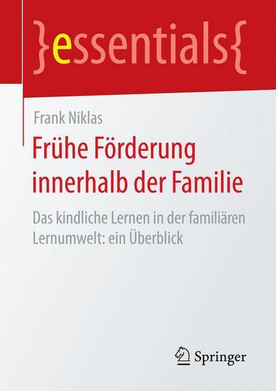 Cover for Niklas · Frühe Förderung innerhalb der Fa (Book) (2016)