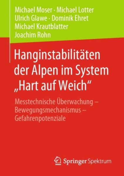 Cover for Moser · Hanginstabilitaeten der Alpen im System Hart auf Weich (Book) (2020)