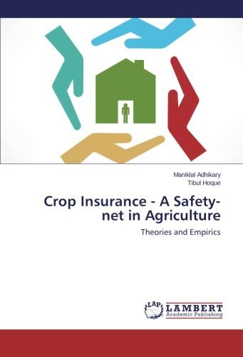 Cover for Adhikary Maniklal · Crop Insurance - A Safety-Net in Agriculture (Pocketbok) (2014)