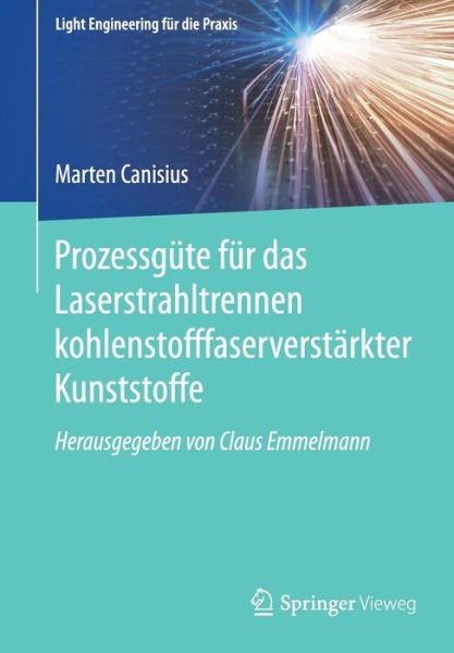 Cover for Canisius · Prozessgüte für das Laserstrah (Book) (2017)