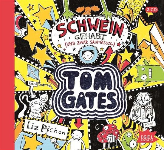 Cover for Pichon · Tom Gates. Schwein gehabt,CD (Book) (2018)