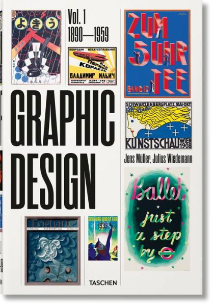 Cover for Jens Muller · The History of Graphic Design: 1890-1959 (Hardcover Book) [Multilingual edition] (2017)