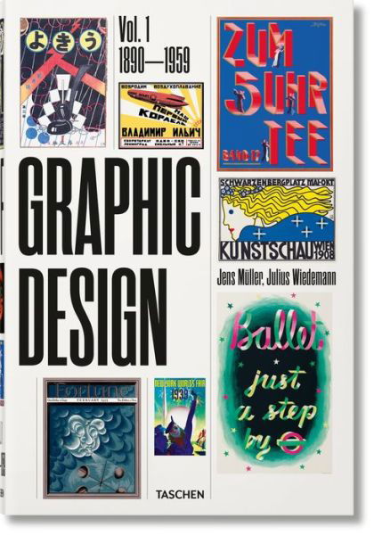 Cover for Jens Muller · The History of Graphic Design: 1890-1959 (Innbunden bok) [Multilingual edition] (2017)