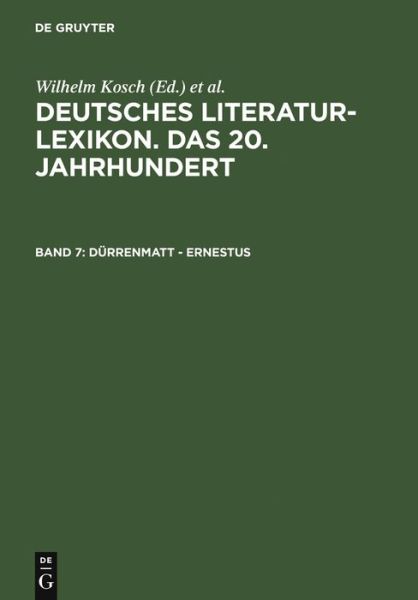 Dürrenmatt - Ernestus - Lutz Hagestedt - Livros - Walter de Gruyter - 9783908255079 - 23 de fevereiro de 2005
