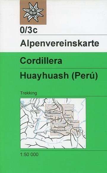 Alpenvereinskarte Cordillera Huayhuash - - Boeken - CRAENEN BVBA - 9783937530079 -