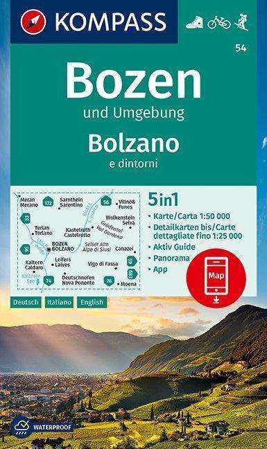 Kompass Wanderkarte: Bozen, Bolzano - Mair-Dumont / Kompass - Books - Skompa - 9783990447079 - September 5, 2019