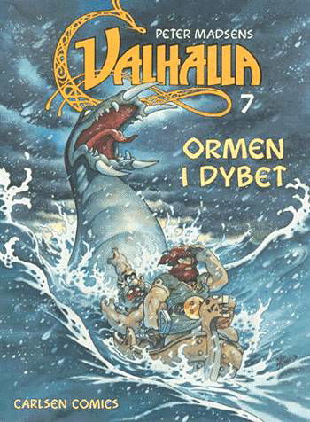 Cover for Henning Kure; Peter Madsen; Per Vadmand; Hans Rancke-Madsen · Valhalla: Valhalla (7) - Ormen i dybet (Sewn Spine Book) [1. Painos] (2011)