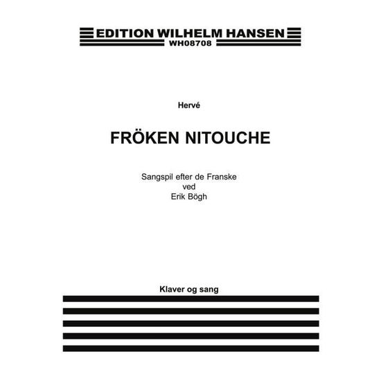 Cover for Herve · Froken Nitouche (Sheet music) (2015)