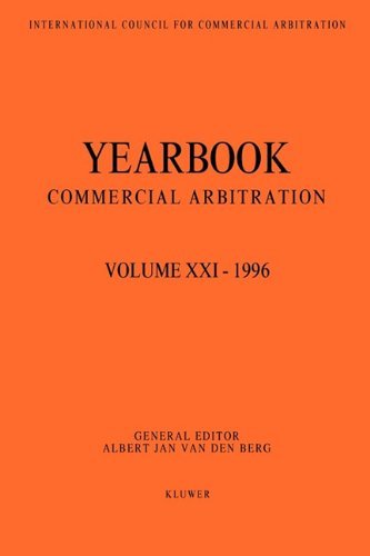 Cover for Albert Jan Van den Berg · Yearbook Commercial Arbitration: Volume XXI - 1996 - Yearbook Commercial Arbitration Set (Paperback Bog) (1996)