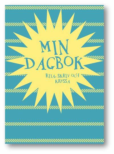 Cover for David Henson · Min dagbok: Min dagbok : rita, skriv och kryssa (blå) (Inbunden Bok) (2021)