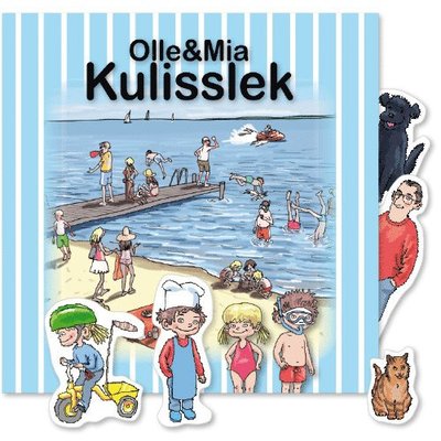 Cover for Anneli Tisell · Olle&amp;Mia: Olle &amp; Mia Kulisslek (Board book) (2013)