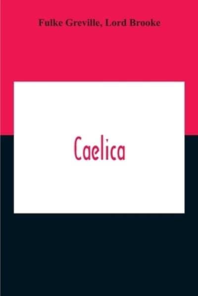 Cover for Fulke Greville · Caelica (Paperback Book) (2020)