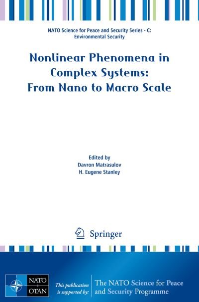Cover for Davron Matrasulov · Nonlinear Phenomena in Complex Systems: From Nano to Macro Scale - NATO Science for Peace and Security Series C: Environmental Security (Pocketbok) [2014 edition] (2014)