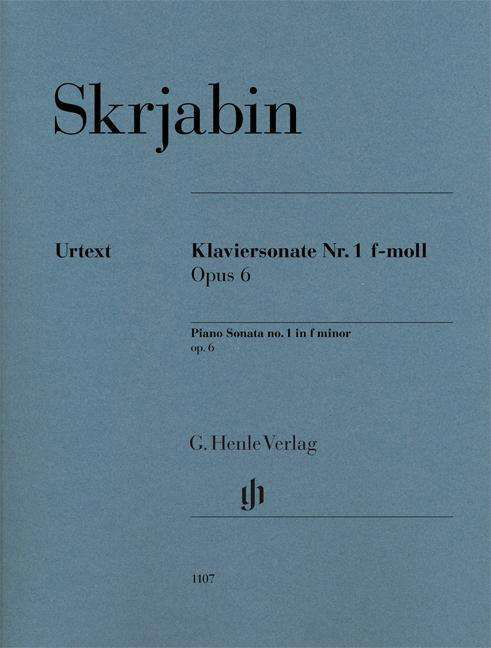 Cover for Skrjabin · Klaviersonate Nr. 1 f-moll op. (Bog)