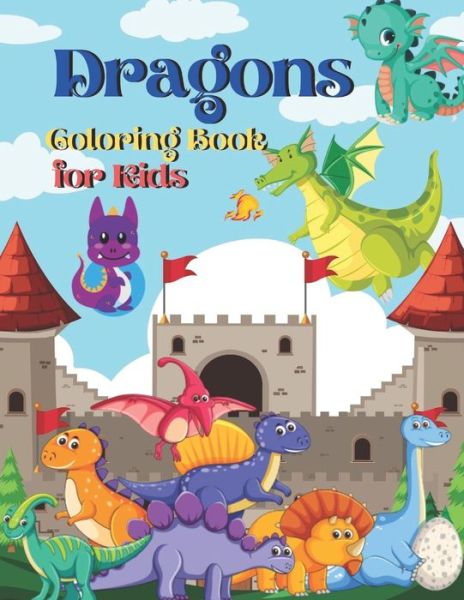 Cover for Tr Publishing House · Dragons Coloring Book for Kids (Paperback Bog) (2020)