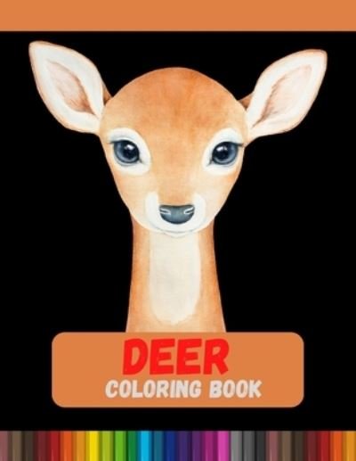 Cover for DXL Print · Deer Coloring Book (Pocketbok) (2020)