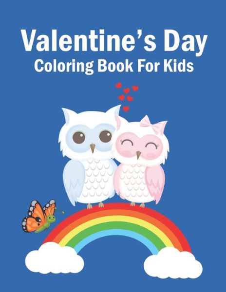 Cover for Mazharul Press · Valentine's Day Coloring Book For Kids (Paperback Book) (2021)