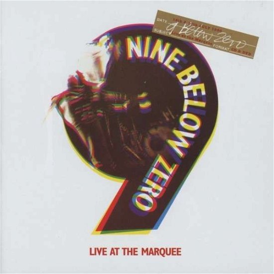 Cover for Nine Below Zero · Live at the Marquee (CD) [Special edition] (2012)