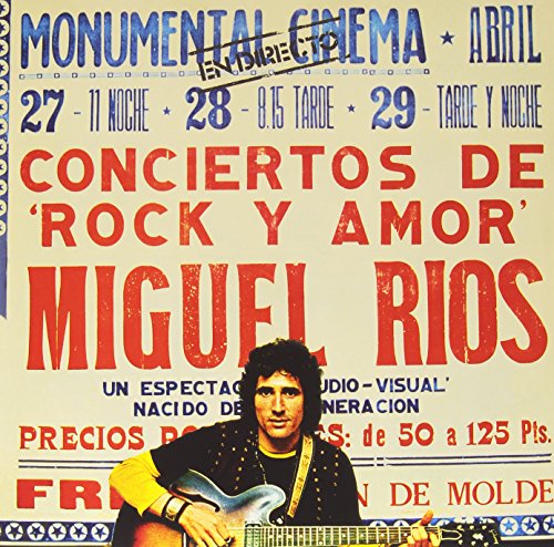 Cover for Miguel Rios · Conciertos De Rock Y AMOR EN DIRECTO -LIVE- (LP) (2016)