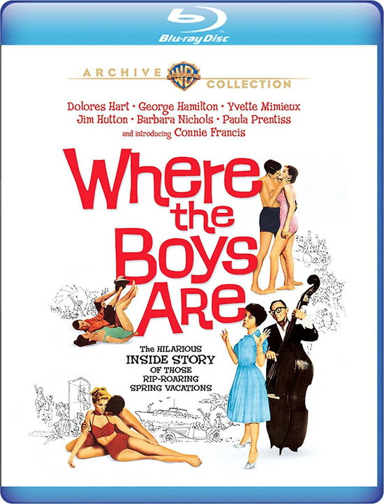 Cover for Where the Boys Are (1960) (Blu-ray) (2017)