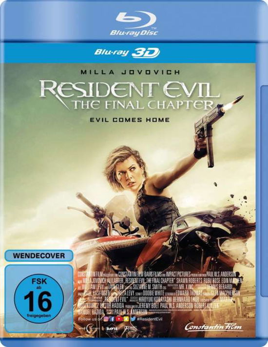 Resident Evil: the Final Chapter-3d (Blu-ray... - Milla Jovovich,ali Larter,iain Glen - Film - HIGHLIGHT CONSTANTIN - 4011976343080 - 24. oktober 2018