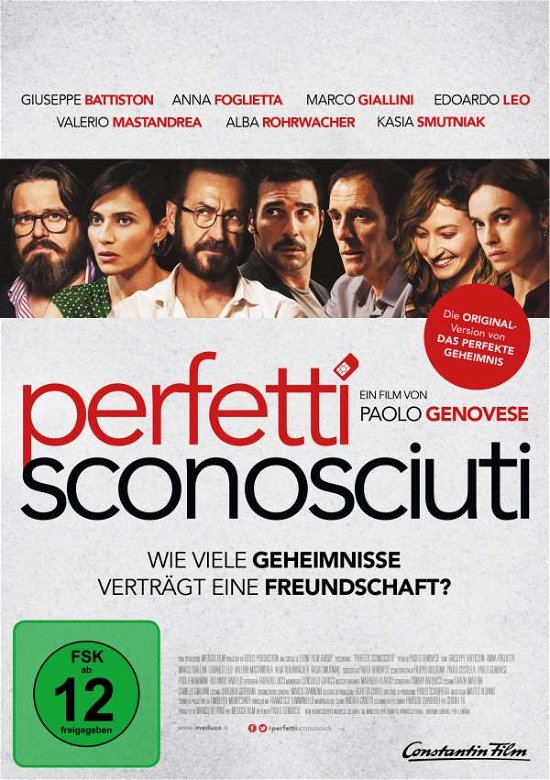 Cover for Giuseppe Battiston,anna Foglietta,marco... · Perfetti Sconosciuti-wie Viele Geheimnisse... (DVD) (2020)
