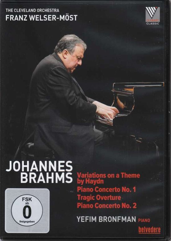Cover for Bronfman / Welser-most · Brahms / Piano Concerto (DVD) (2017)
