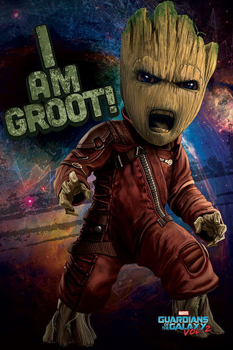 Guardians Of The Galaxy 2 - Angry Groot (poster Maxi 61x915 Cm) - Guardians Of The Galaxy 2 - Merchandise - PYRAMID - 5050574341080 - February 7, 2019