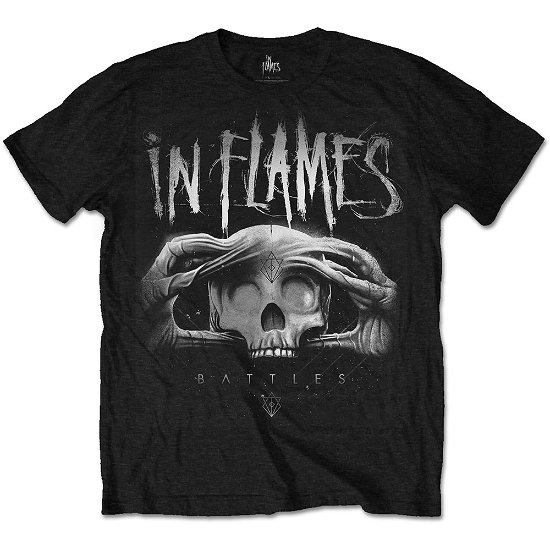 In Flames Unisex T-Shirt: Battles 2 Tone - In Flames - Koopwaar - Bravado - 5055979989080 - 