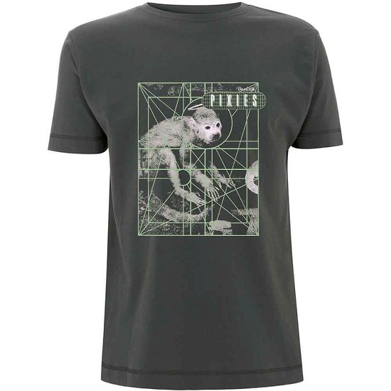 Pixies Unisex T-Shirt: Monkey Grid - Pixies - Koopwaar -  - 5056187734080 - 