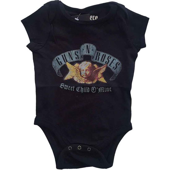 Cover for Guns N Roses · Guns N' Roses Kids Baby Grow: Sweet Child O' Mine (0-3 Months) (TØJ) [size 0-6mths] [Black - Kids edition]