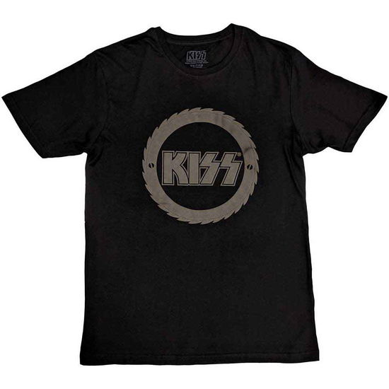 KISS Unisex Hi-Build T-Shirt: Buzzsaw Logo - Kiss - Gadżety -  - 5056561066080 - 