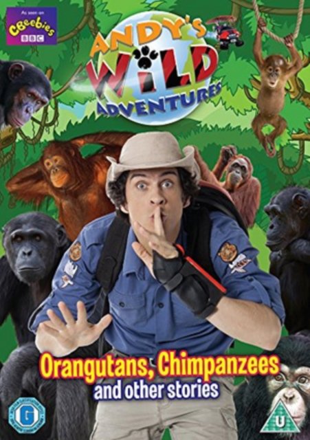Cover for Andys Wild Adventures  Orangutans · Andys Wild Adventures - Orangutans, Chimpanzees And Other stories (DVD) (2016)
