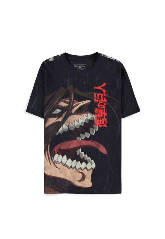 Cover for Attack On Titan: Loose Fit Aop · Black (T-Shirt Unisex Tg. L) (Spielzeug) (2023)