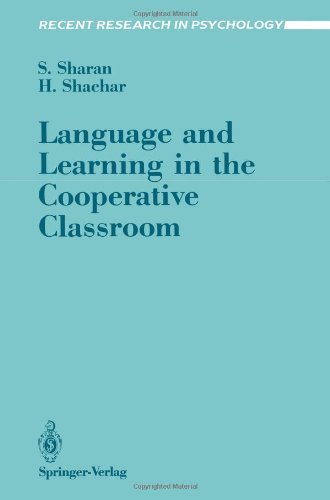 Cover for Shlomo Sharan · Language and Learning in the Cooperative Classroom - Recent Research in Psychology (Paperback Bog) [1988 edition] (1988)