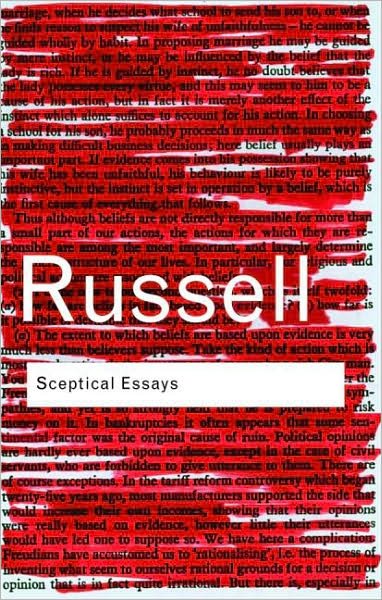 Cover for Bertrand Russell · Sceptical Essays - Routledge Classics (Paperback Bog) (2004)