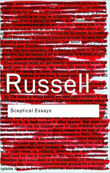 Cover for Bertrand Russell · Sceptical Essays - Routledge Classics (Pocketbok) (2004)