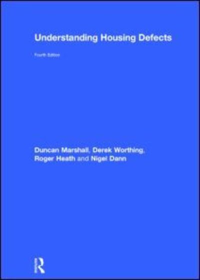 Cover for Duncan Marshall · Understanding Housing Defects (Hardcover Book) (2013)