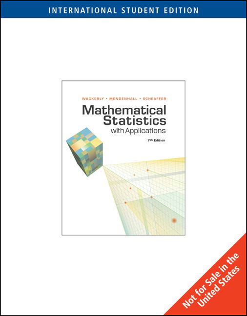 Mathematical Statistics with Applications, International Edition - Wackerly, Dennis (University of Florida) - Books - Cengage Learning, Inc - 9780495385080 - October 30, 2007