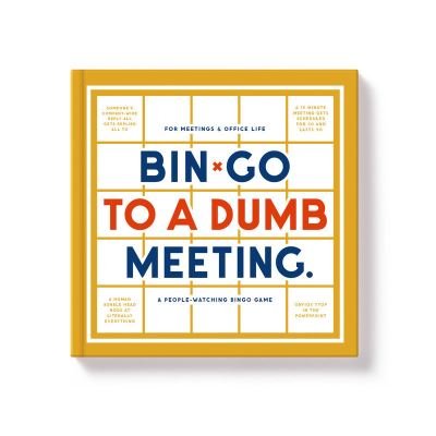 Cover for Brass Monkey · Bin-go To A Dumb Meeting Bingo book (GAME) (2023)